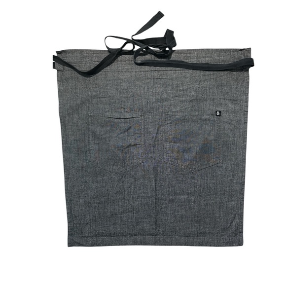 hedley & bennett 100% Cotton Professional Bistro/Half Apron with Pockets - Picture 4 of 9